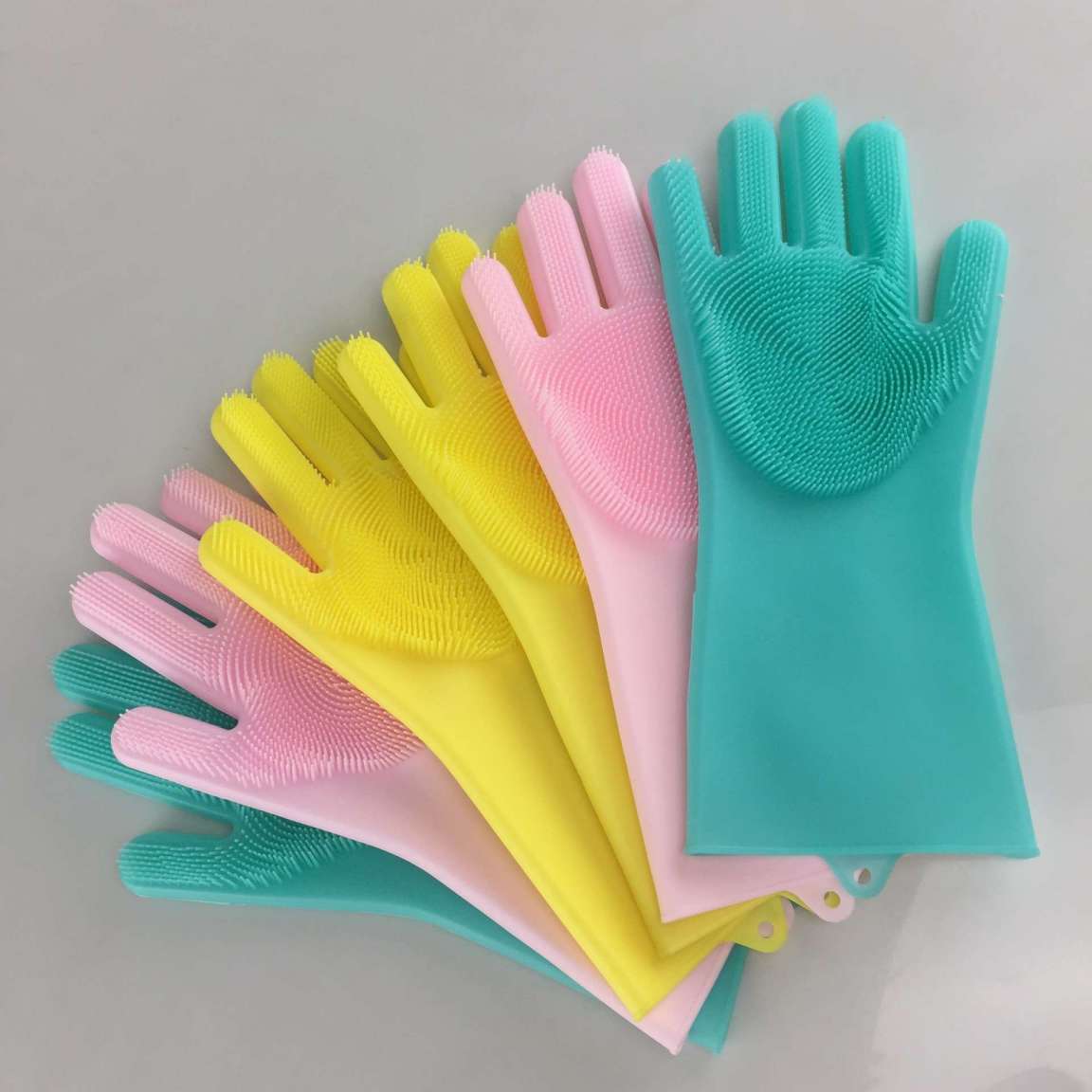 waterproof car wash gloves  hotel cleaning tools plastic hand brush cleaning PP bed cleaning brushes