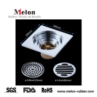 Modern Silicone Drain Cover Stainless Steel Bathroom Shower Floor Drain